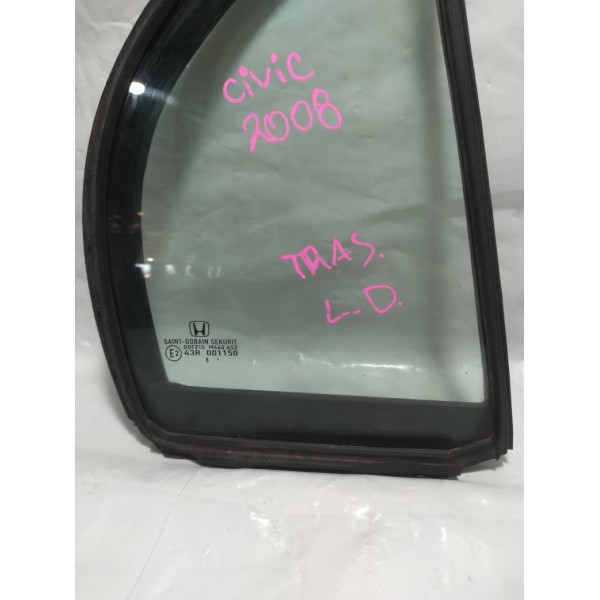 Vidro Fixo Traseiro Direito Honda Civic 2008