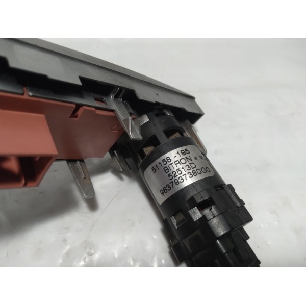 Moldura Botão Trava Vidro Sensor Temperatura Citroen C3 2010