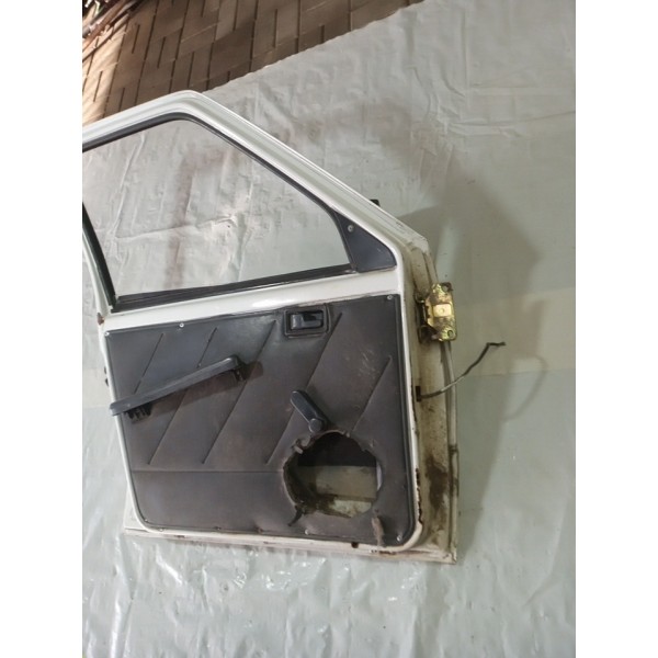 Porta Fiat Fiorino 1997 Lado Esquerdo Completa (branca)