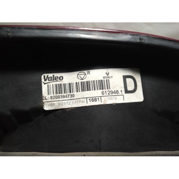 Lanterna Traseira Direita Renault Clio Sedam 2008