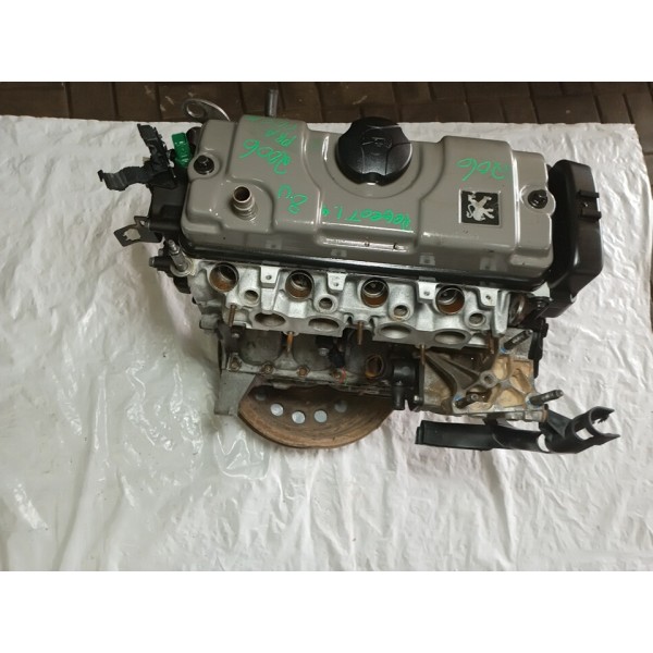 Motor Parcial Peugeot 206 1.4 8v 2005 Gasolina