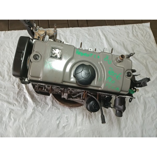 Motor Parcial Peugeot 206 1.4 8v 2005 Gasolina