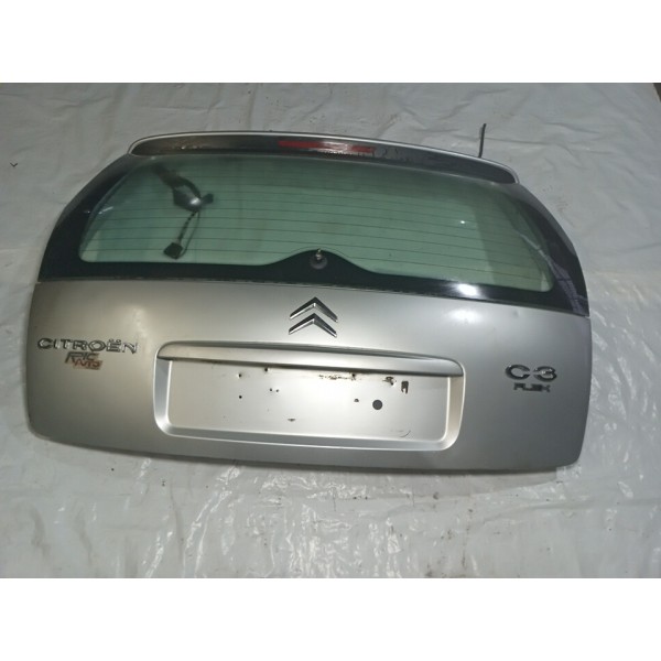 Tampa Traseira Com Vidro Vigia Citroen C3 2010 Usado