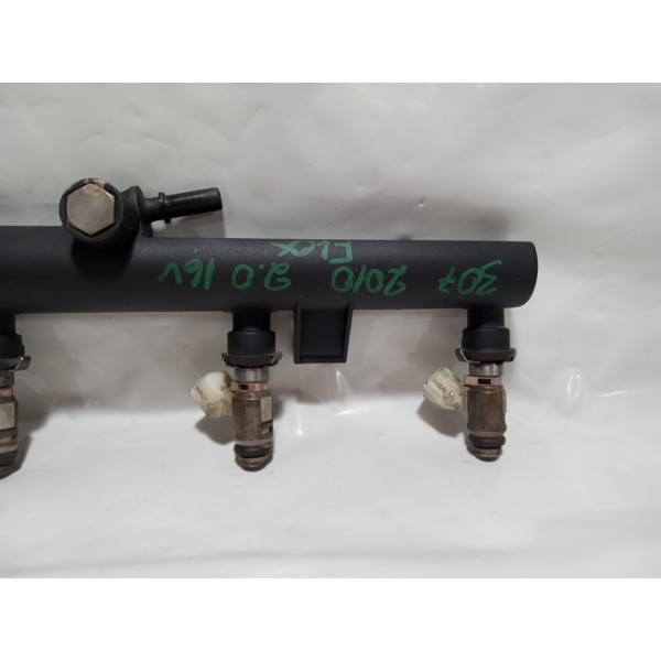 Flauta E Bicos Injeção Peugeot 307 2.0 16v 2010