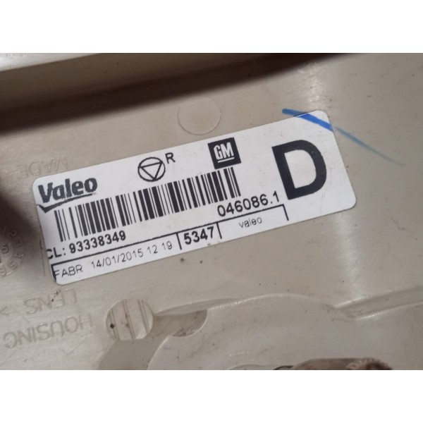 Lanterna Defletor Olho De Gato Lado Direito Gm Meriva 2003
