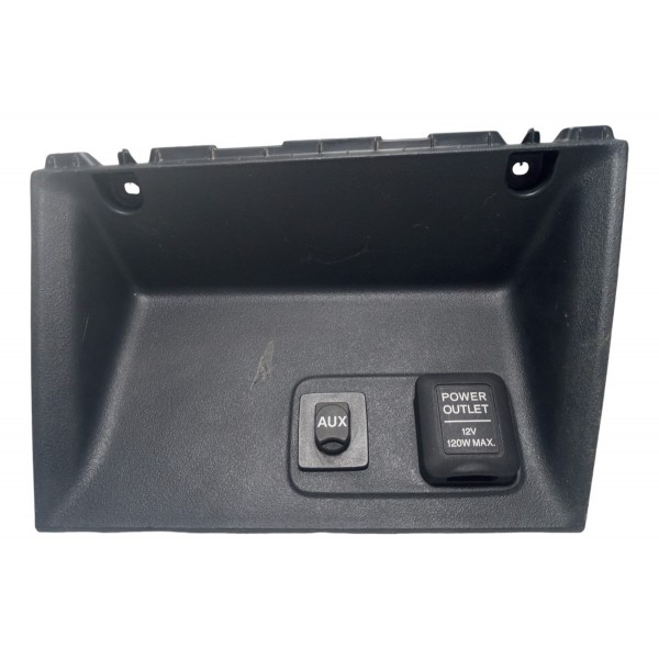 Moldura Entrada Auxuliar Tomada Honda Civic 12v 2014