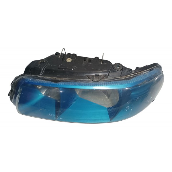 Farol Lado Esquerdo Máscara Azul Vw Gol G3 2003 Duplo