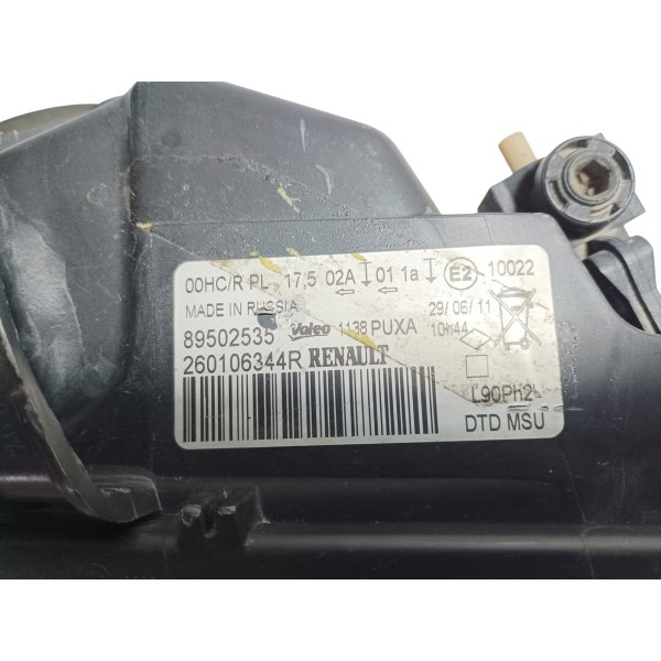 Farol Lado Direito Renault Logan 2011