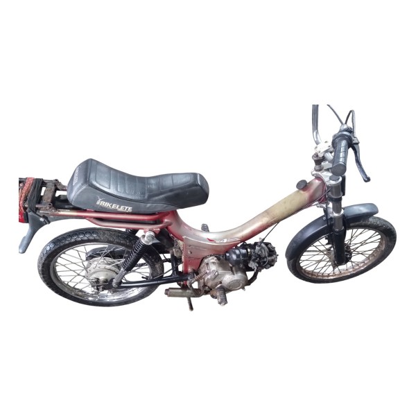 Mobilete Com Motor 100cc Pra Peça Andando Usada