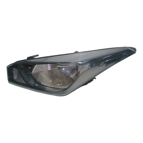Farol Lado Esquerdo Máscara Negra Hyundai Hb20 Recuperado