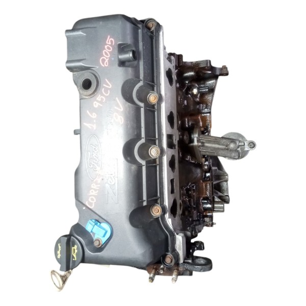 Motor Parcial Ford Courier Zetec 2005 1.6 8v 95c Usado