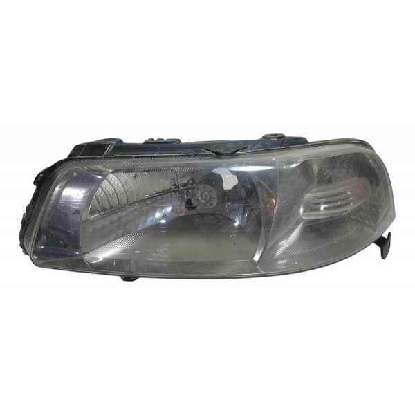 Farol Esquerdo Cromado Simples Vw Gol G3 2001 Recuperado