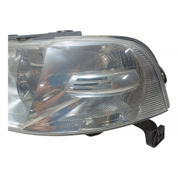 Farol Esquerdo Cromado Vw Gol G3 2003 Duplo Recuperado