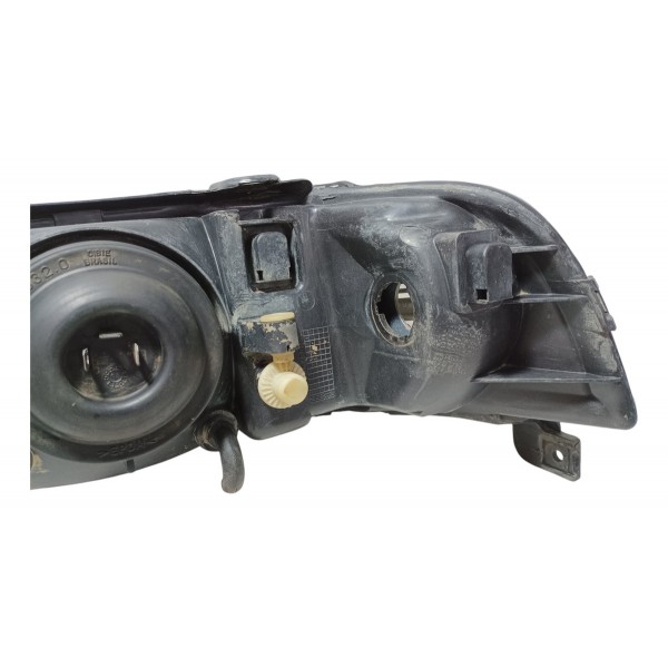 Farol Lado Direito Cromado Simples Vw Gol G3 1999 Recuperado