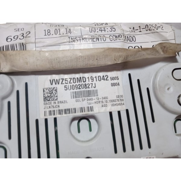 Painel De Instrumento Vw Gol G6 2014