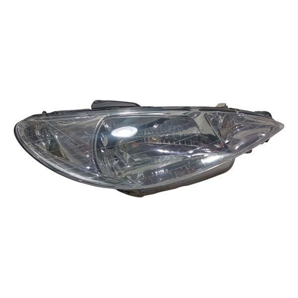 Farol Lado Direito Peugeot 206 2007 Recuperado