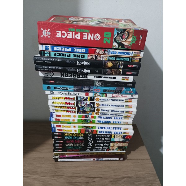 Mangás Diversos (dragon Ball, Jujutsu Kaisen,one Piece, Saint Seiya,solo Leveling,kaiju N8