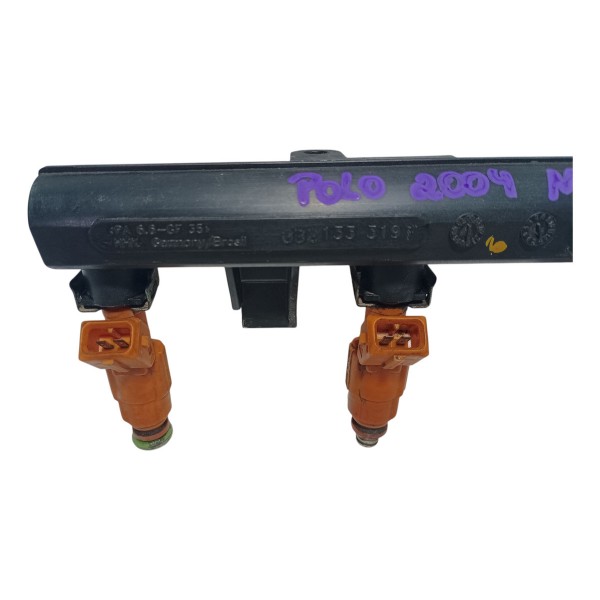 Flauta Com Bicos Injetores Vw Polo 2004 Flauta Com Bicos Injetores Vw Polo 2004