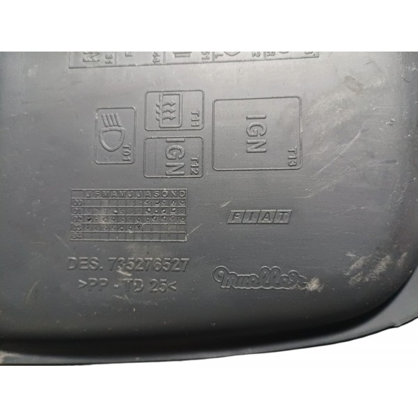 Tampa Caixa Fusível Porta Objetos Fiat Palio 2002