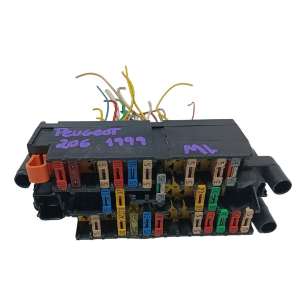 Caixa Fusível Peugeot 206 1999 Caixa Fusível Peugeot 206 1999
