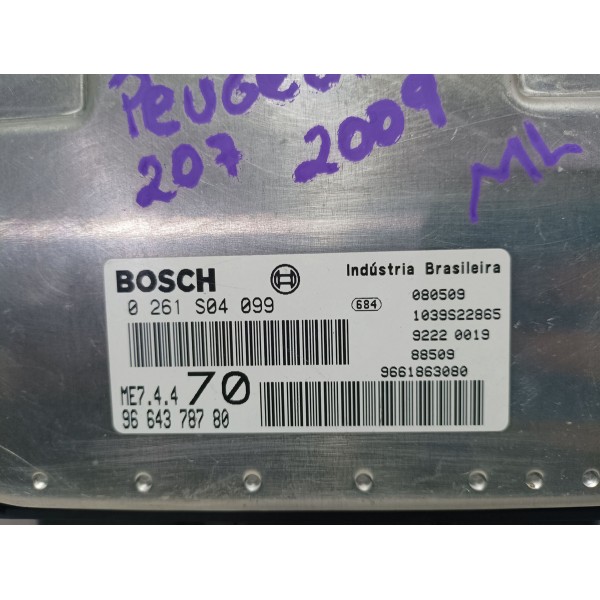 Módulo Injeção Peugeot 206 207 Citroen C3 2009 Me74470