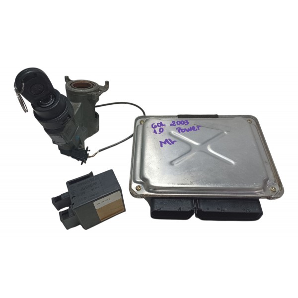 Kit Módulo Injeção Vw Gol 1.0 2003 Power