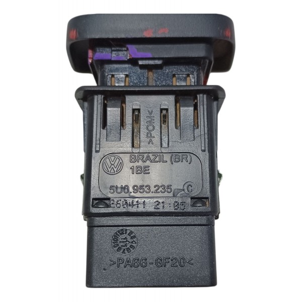 Botão Pisca Alerta Vw Gol G5 2009 Preto Botão Pisca Alerta Vw Gol G5 2009 Preto