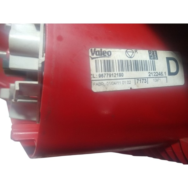 Lanterna Traseira Direita Peugeot 207 2012