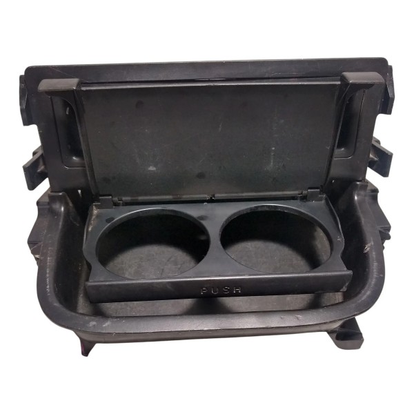 Moldura Central Porta Copos Honda Civic 2000 Com Detalhe Preto