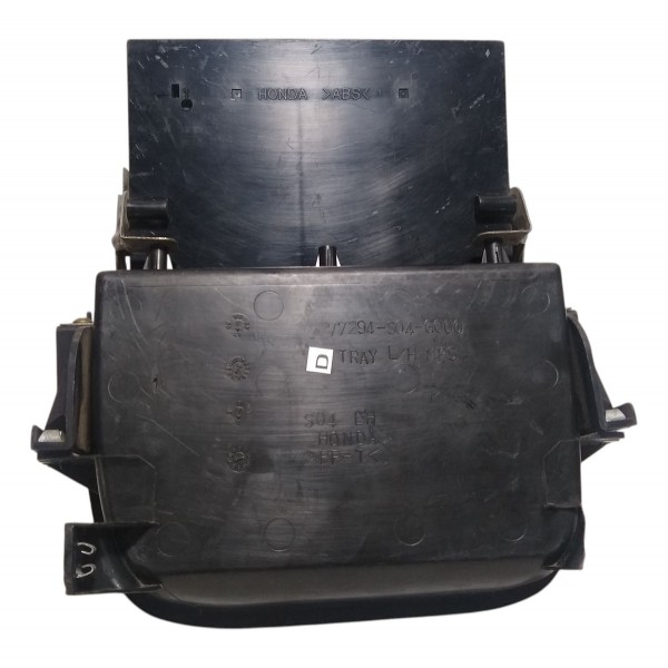 Moldura Central Porta Copos Honda Civic 2000 Com Detalhe Preto
