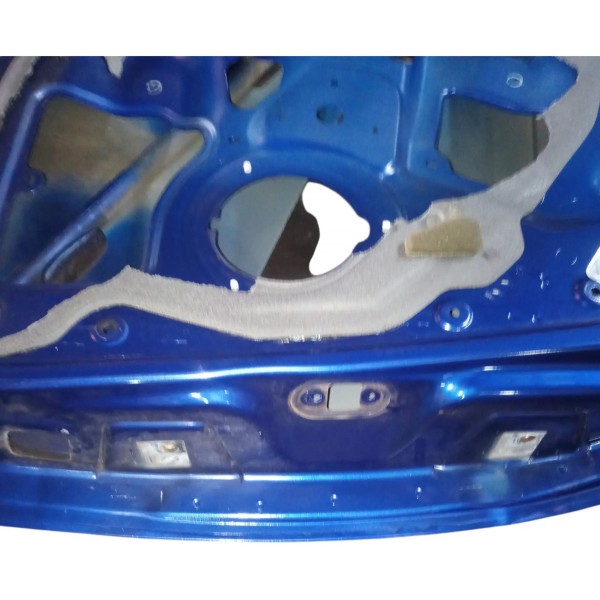 Porta Traseira Fiat Bravo Lado Esquerdo 2013 Com Detalhe Traseira Esquerdo Azul-turquesa