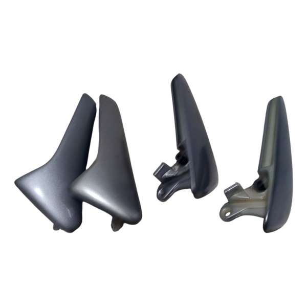 Kit Maçaneta Interna Porta Vw Spacefox 2011 Prateado Dianteira/traseira