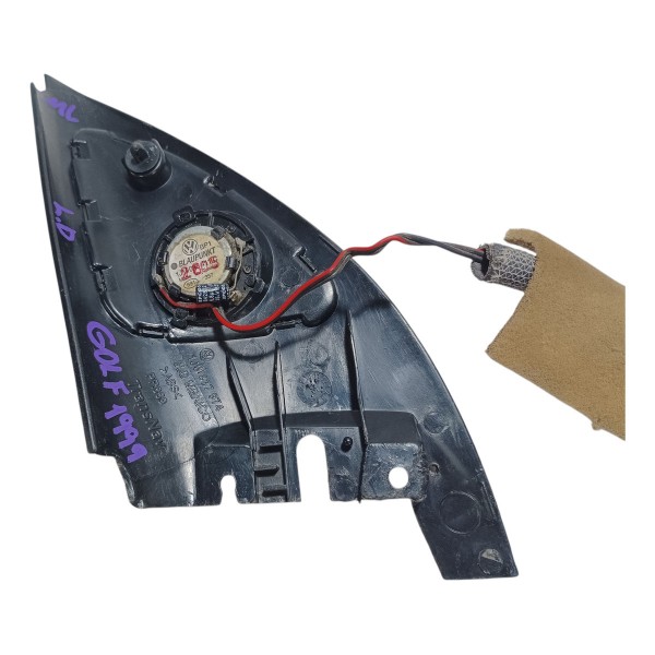 Moldura Interna Retrovisor Direito Vw Golf 1999 Com Detalhe Preto