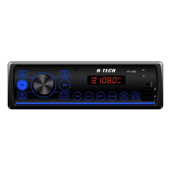 Som Automotivo H-tech Ht-1025 Bluetooth Usb Mp3 Com Controle