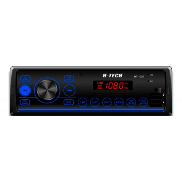 Som Automotivo H-tech Ht-1025 Bluetooth Usb Mp3 Com Controle