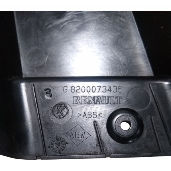 Moldura Ext. Coluna Dianteira Esquerda Renault Megane 2007 Preto