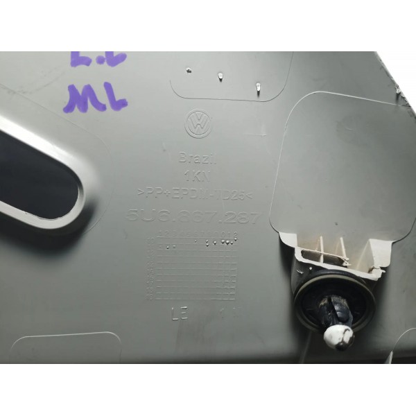 Suporte Bagagito Lateral Traseiro Esquerdo Vw Gol G7 2017 Bege