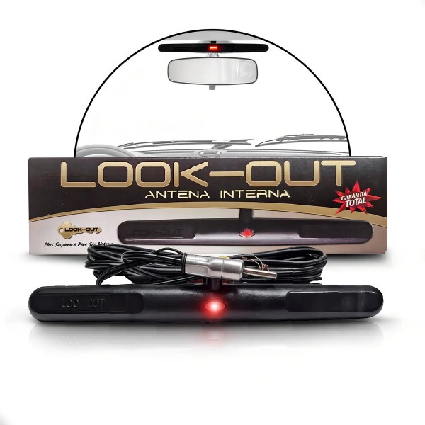 Antena Interna Amplificada Universal Parabrisa Amfm Look Out