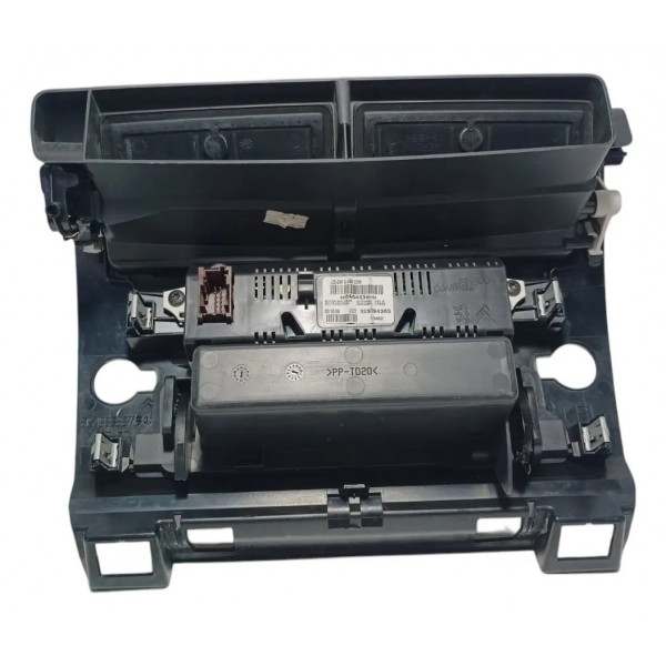 Moldura Central Painel Difusor Relógio Citroen C4 2010
