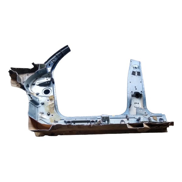 Coluna Lateral Lado Direito Citroen C3 2008 Azul