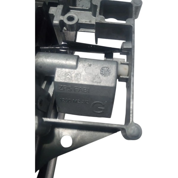 Maçaneta Externa Traseira Esquerda Citroen C4 2010 Prateado Traseira
