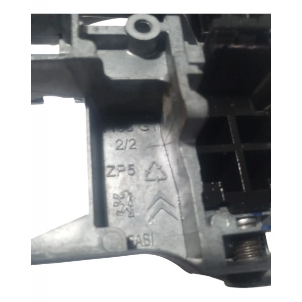 Maçaneta Externa Traseira Esquerda Citroen C4 2010 Prateado Traseira
