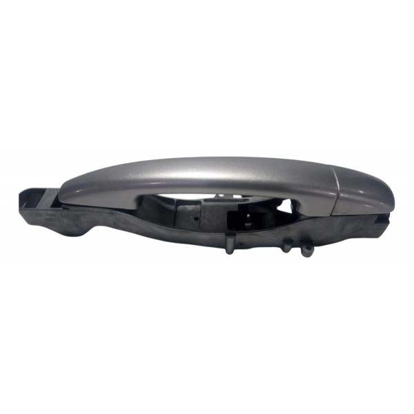 Maçaneta Externa Traseira Esquerda Citroen C4 2010 Prateado Traseira
