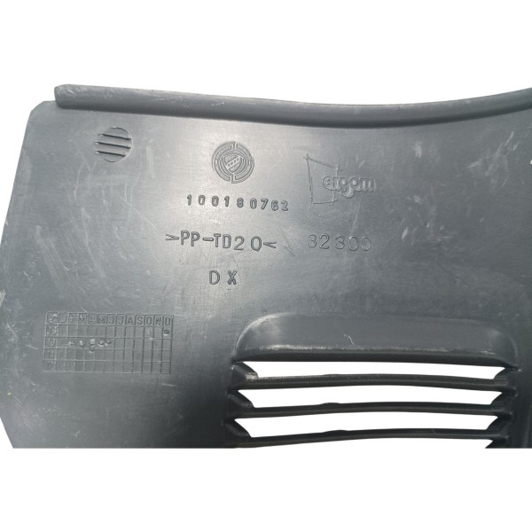 Acabamento Lateral Console Direito Fiat Uno Vivace 2014 Cinza-escuro