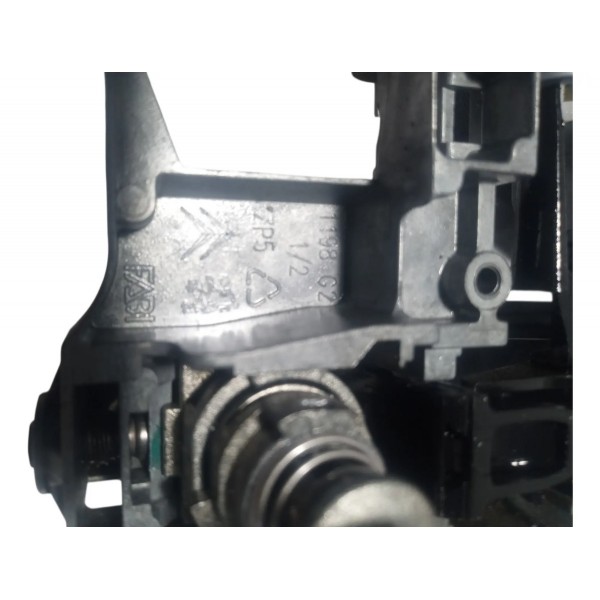 Maçaneta Externa Dianteira Esquerda Citroen C4 2010 Prateado Dianteira