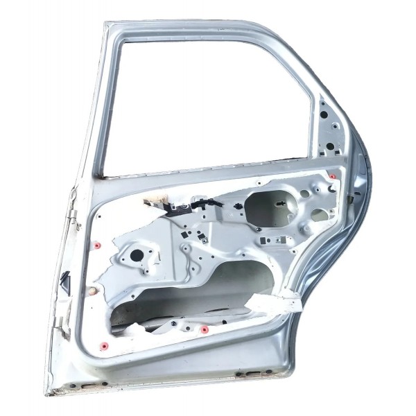 Porta Traseira Lado Direito Fiat Siena Palio 2008 Sapão Traseira Direito Prateado