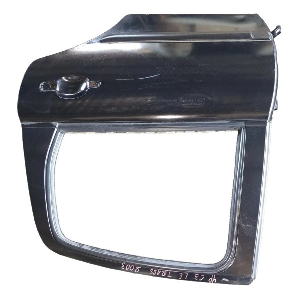 Porta Traseira Esquerda Citroen C3 2003 Traseira Esquerdo Preto