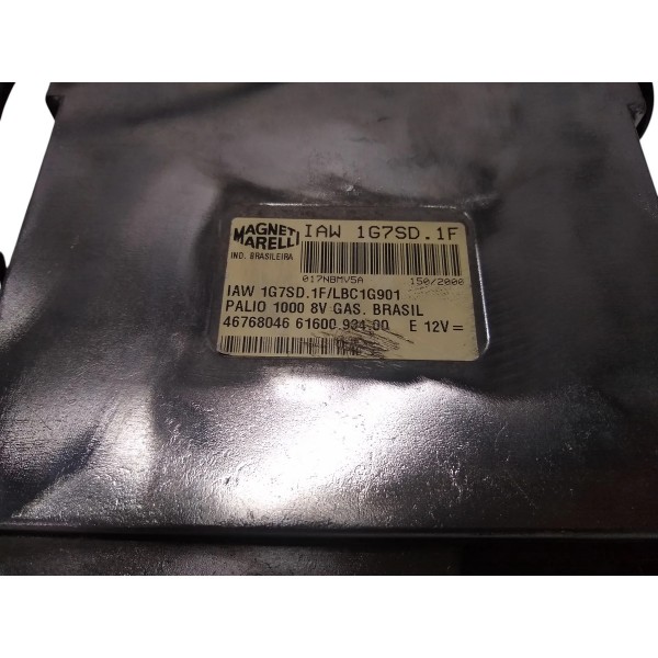 Kit Módulo Injeção Fiat Palio 1.0 8v 1999 Iaw1g7sd.1f