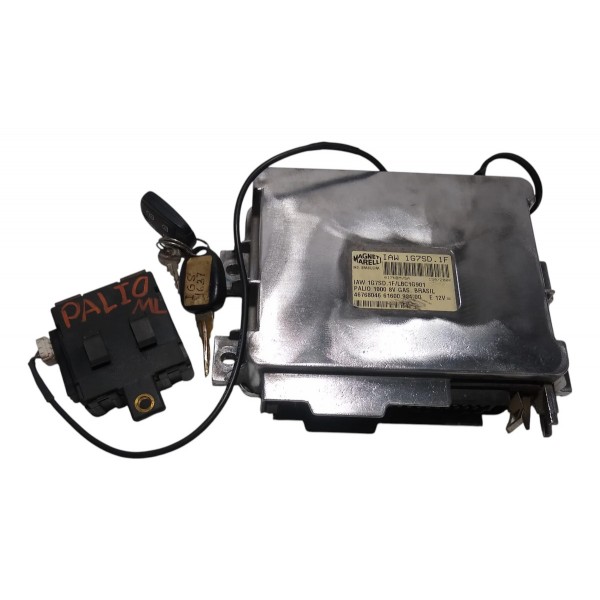 Kit Módulo Injeção Fiat Palio 1.0 8v 1999 Iaw1g7sd.1f