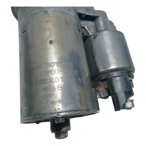 Motor Arranque Toyota Corolla 1.8 2003 À 2008 Com Detalhe